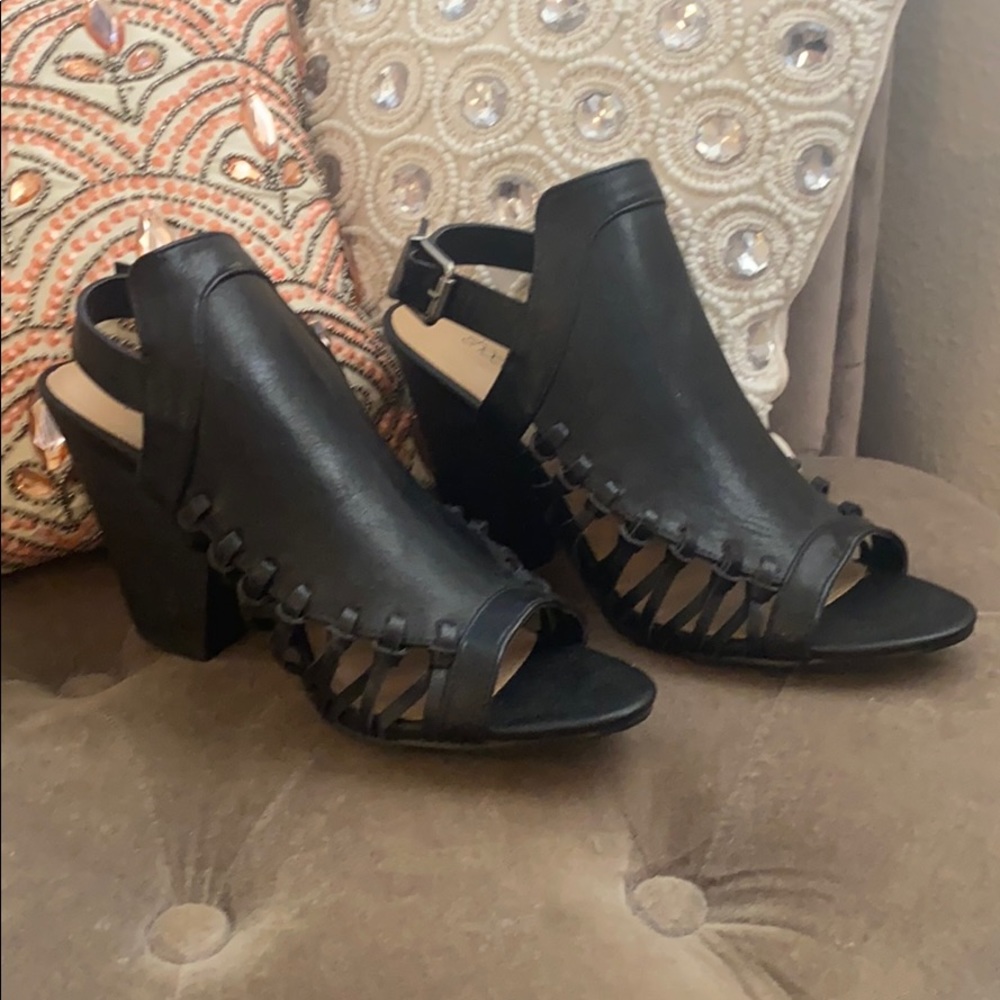 New strappy booties